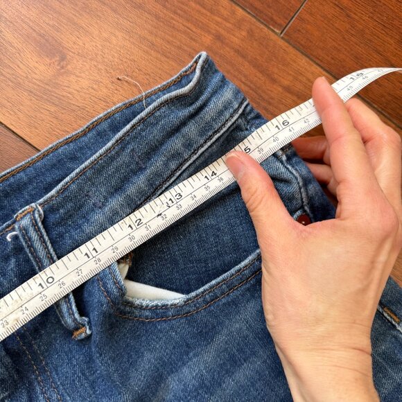 Madewell The High Rise Slim Crop Boyjean Size 28 Medium wash - Picture 6 of 8